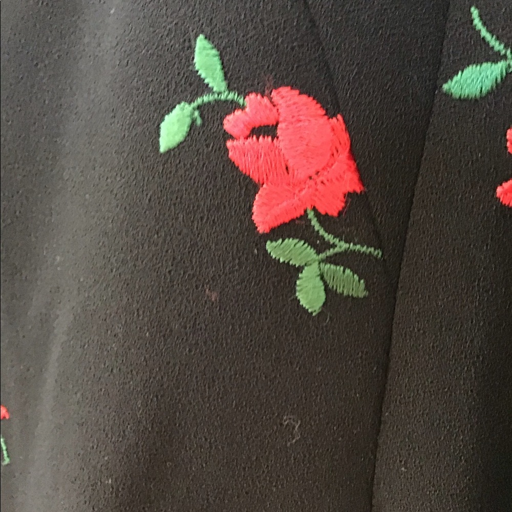 Authentic Escada rose embroidered jacket sz 10